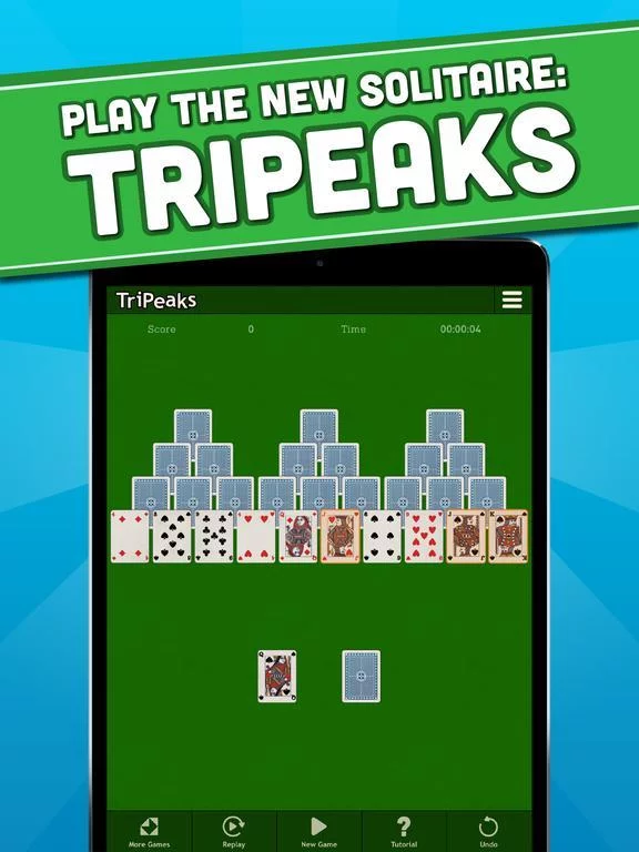 Изображение игры: TriPeaks - Classic Solitaire