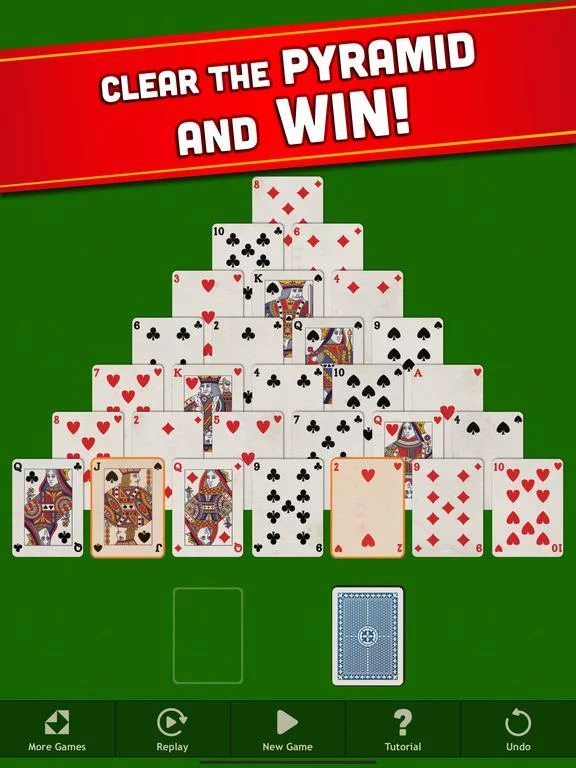 Изображение игры: Pyramid - Classic Solitaire