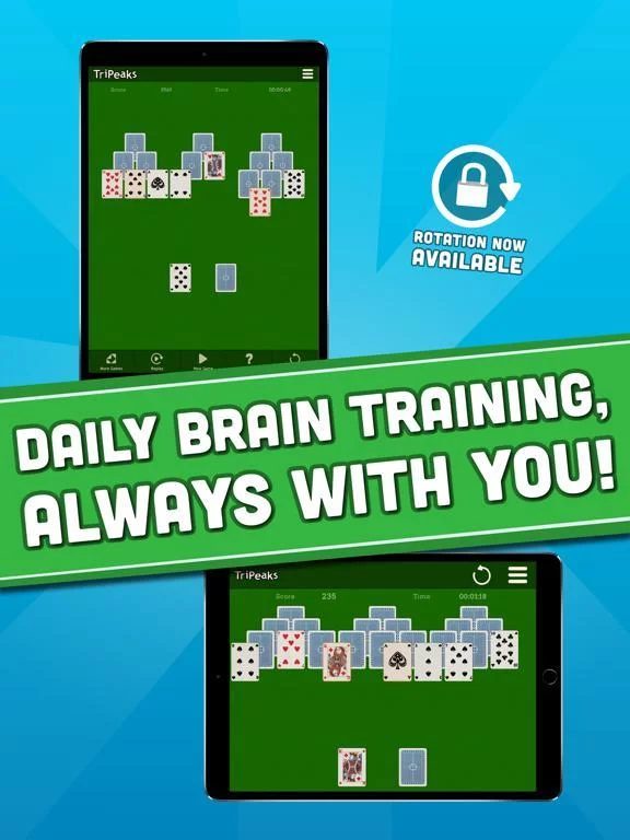 Изображение игры: TriPeaks - Classic Solitaire