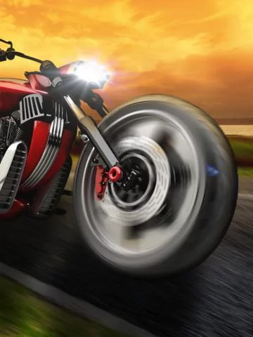 Изображение игры: 3D Action Motorcycle Nitro Drag Racing Game By Best Motor Cycle Racer Adventure Games For Boy-s Kid-s & Teen-s Free