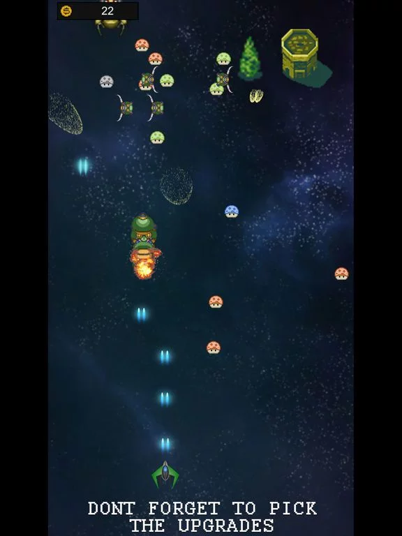 Изображение игры: Retro Space Centipede Invaders