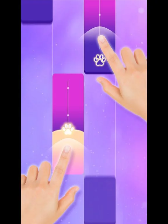 Изображение игры: Magic Cat Piano Tiles
