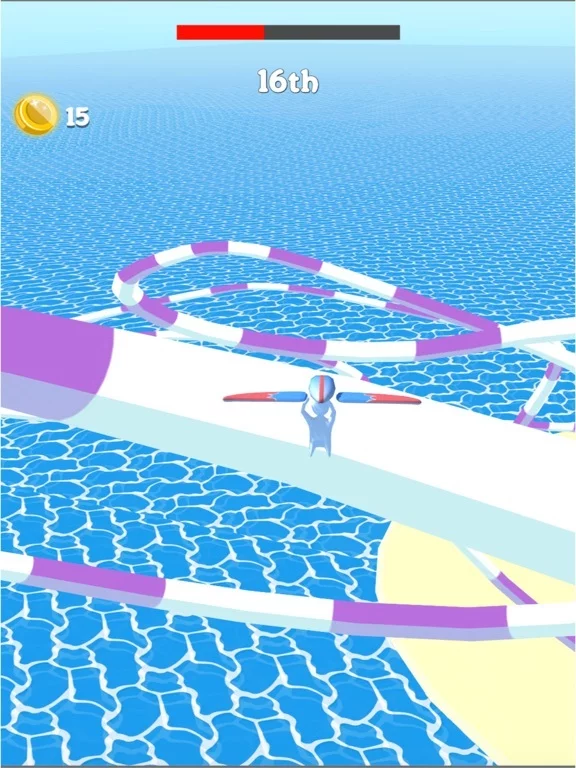 Изображение игры: aqua park slide - run race 3D
