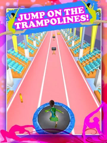 Изображение игры: American Gymnastics Girly Girl Run Game FREE