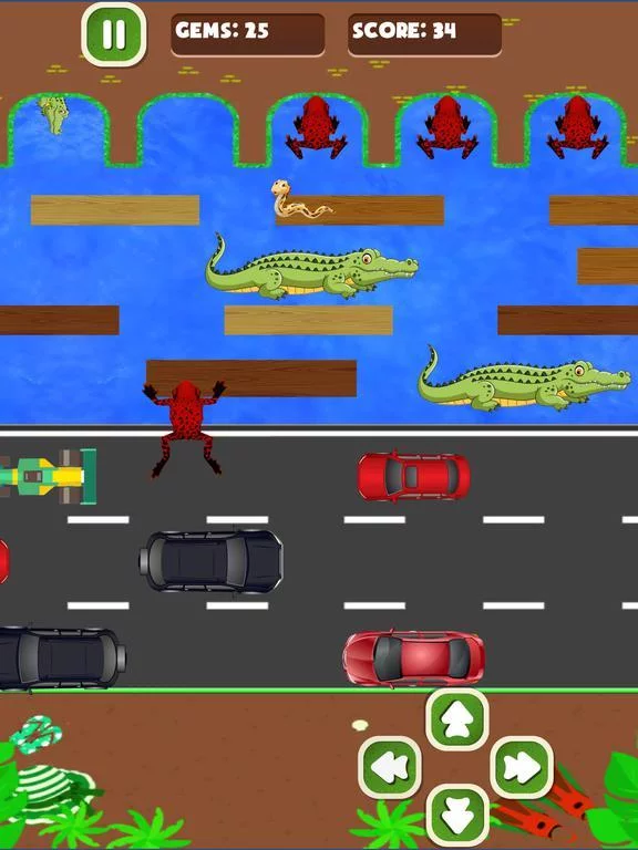 Изображение игры: Journey of Amazing frogger