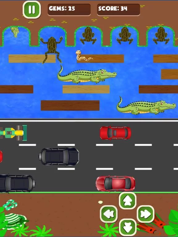 Изображение игры: Journey of Amazing frogger
