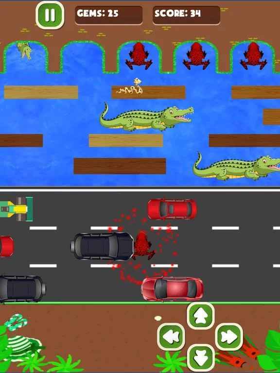Изображение игры: Journey of Amazing frogger