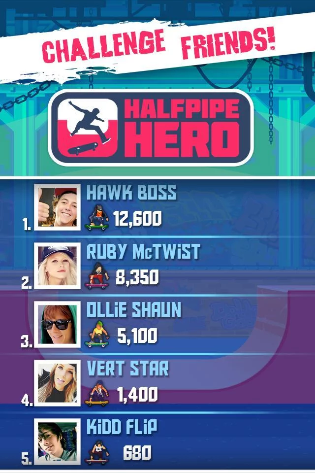 Изображение игры: Halfpipe Hero