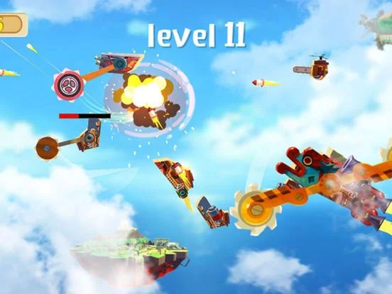 Изображение игры: Crazy Machine Sky Battle