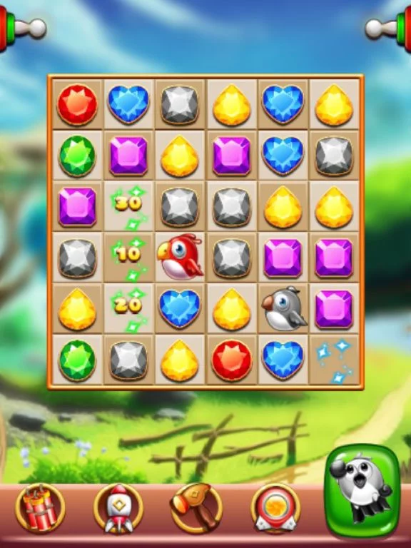 Изображение игры: Rainbow Jewel Diamond Quest