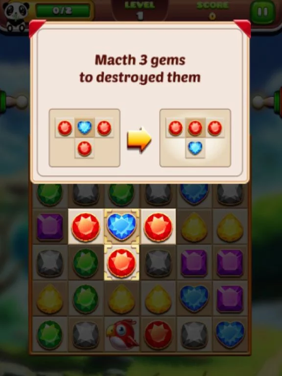 Изображение игры: Rainbow Jewel Diamond Quest