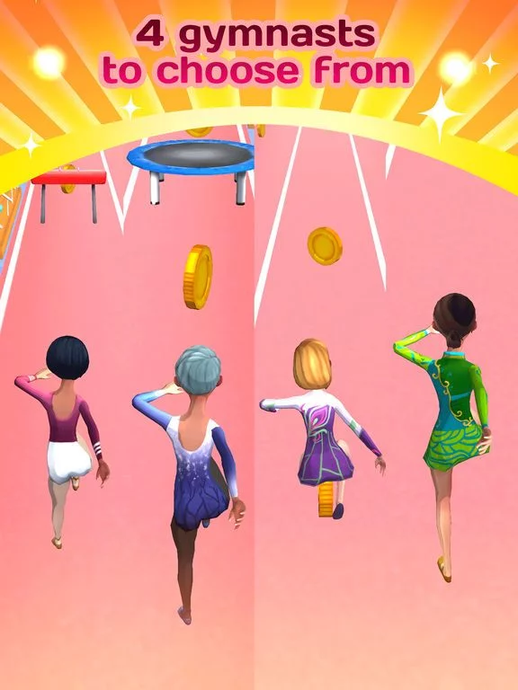 Изображение игры: All American Girly Gymnastics