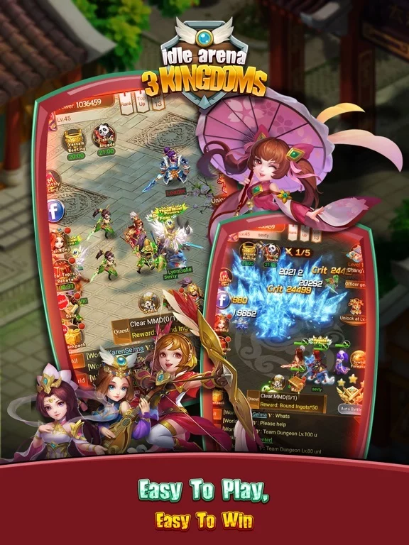 Изображение игры: Idle Arena: 3 Kingdoms