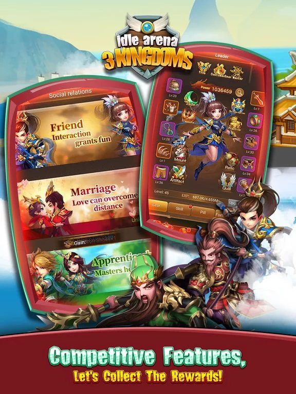 Изображение игры: Idle Arena: 3 Kingdoms