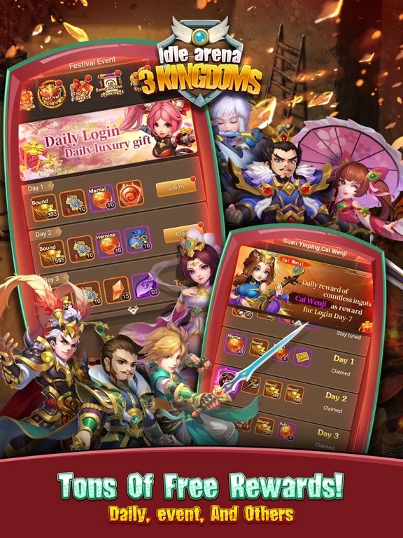 Изображение игры: Idle Arena: 3 Kingdoms