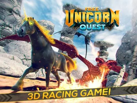 Изображение игры: Unicorns Quest 3D | Free Unicorn Simulator Game For Girls