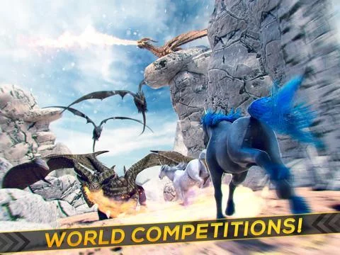 Изображение игры: Unicorns Quest 3D | Free Unicorn Simulator Game For Girls