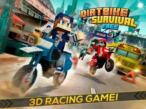 Изображение игры: Block Motos | Top Dirt Bike Survival Racing Game for Free