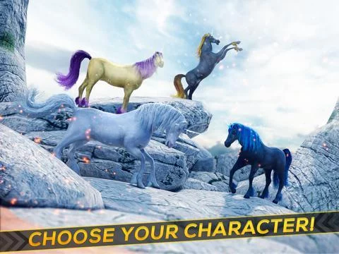 Изображение игры: Unicorns Quest 3D | Free Unicorn Simulator Game For Girls
