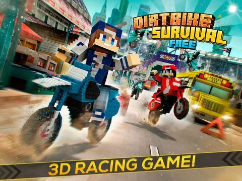 Изображение игры: Block Motos | Top Dirt Bike Survival Racing Game for Free