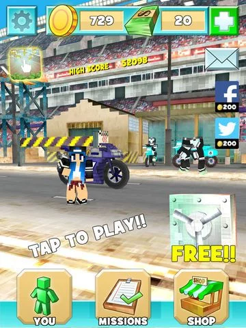 Изображение игры: Block Motos | Top Dirt Bike Survival Racing Game for Free