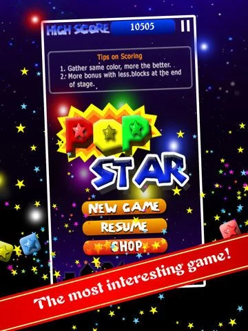 Изображение игры: PopStar!-stars crush