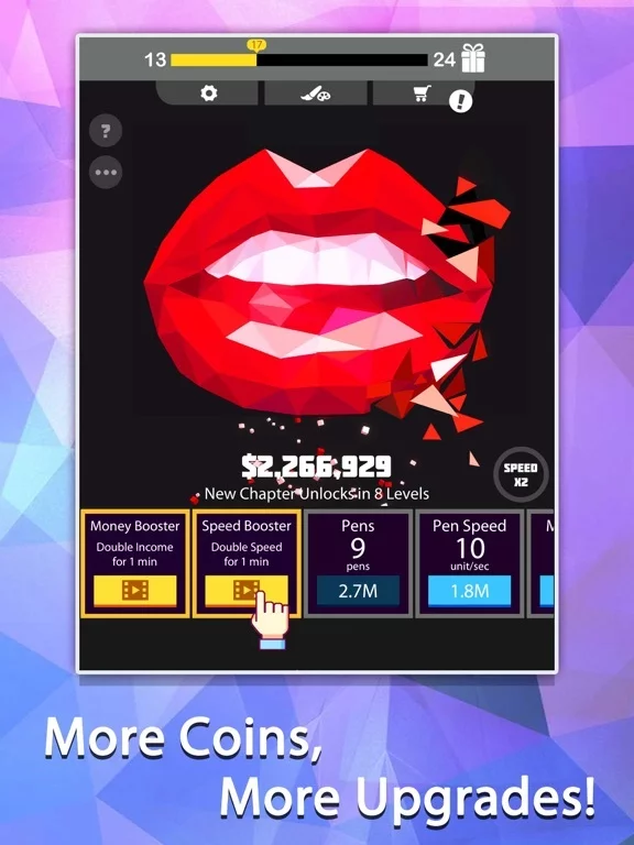 Изображение игры: Idle Painter 3D-Low Poly&Tap