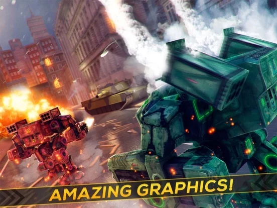 Изображение игры: Steel Robots 2 . War Robot Fighting Game vs Tanks