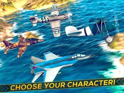 Изображение игры: World of War | Fight the Enemy Airplane For a Free Flight