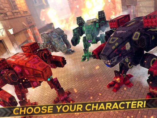 Изображение игры: Steel Robots 2 . War Robot Fighting Game vs Tanks