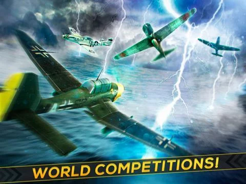 Изображение игры: Aces of The Iron Battle: Storm Gamblers In Sky - Free WW2 Planes Game