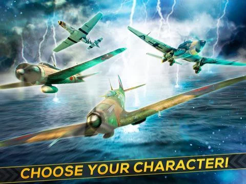 Изображение игры: Aces of The Iron Battle: Storm Gamblers In Sky - Free WW2 Planes Game