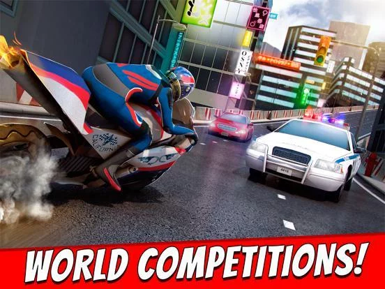 Изображение игры: Motorbike Driving: Real Motor Bike GP Simulator