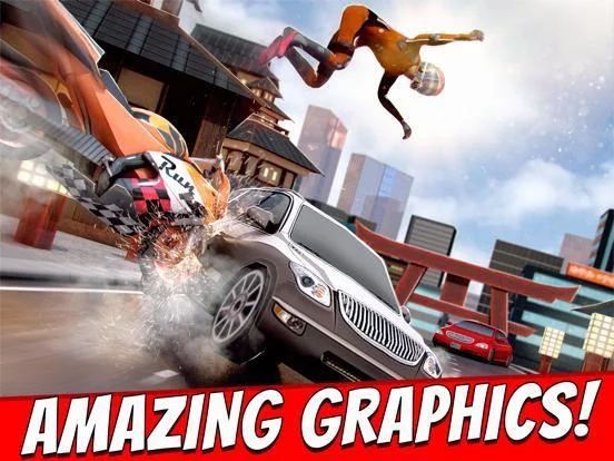 Изображение игры: Motorbike Driving: Real Motor Bike GP Simulator