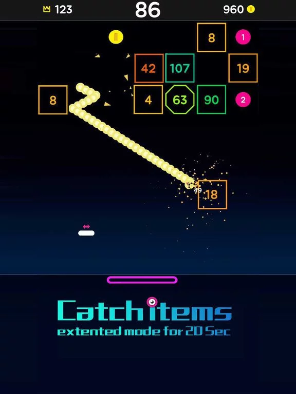 Изображение игры: Snake Bricks-Bounce Balls