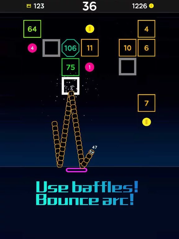 Изображение игры: Snake Bricks-Bounce Balls
