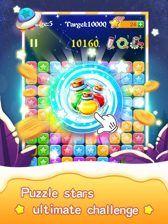 Изображение игры: PopStar-Star Blast Puzzle Game