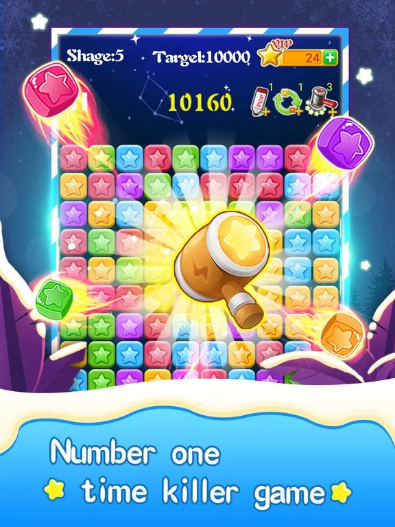 Изображение игры: PopStar-Star Blast Puzzle Game