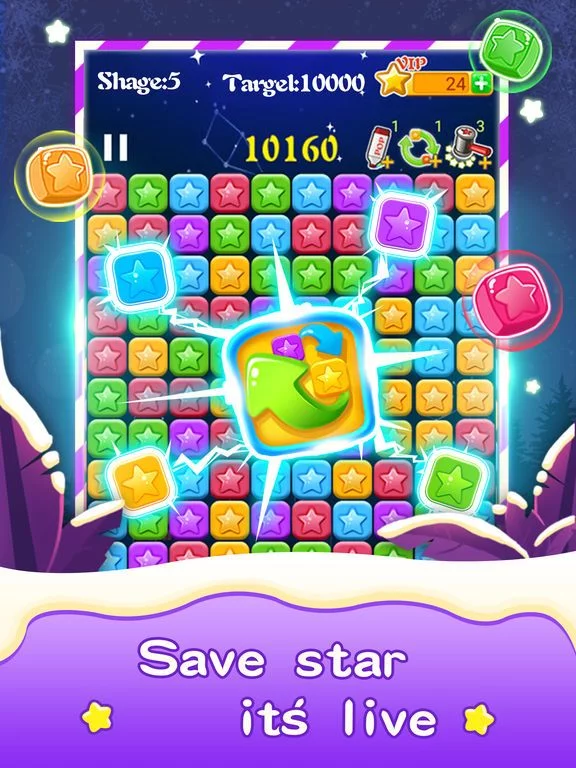 Изображение игры: PopStar-Star Blast Puzzle Game