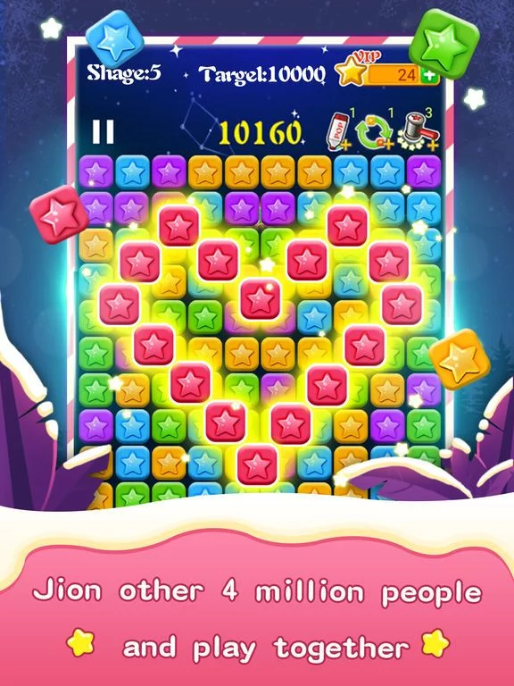 Изображение игры: PopStar-Star Blast Puzzle Game