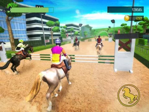 Изображение игры: Frenzy Horse Racing Free . My Champions Jumping Races Simulator Games