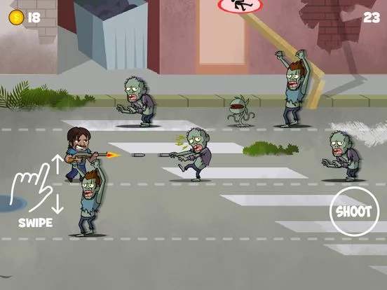 Изображение игры: Zombies Run the Streets