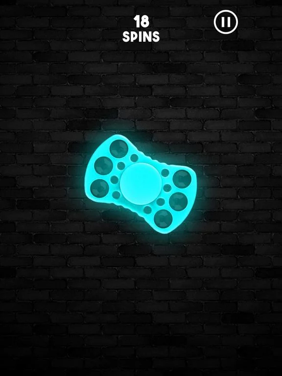 Изображение игры: Fidget Spinner - The Spin Simulator Glow