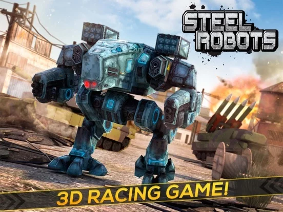 Изображение игры: Steel Robots | 3D War Robot Fighting Game vs Tanks