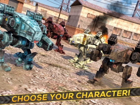 Изображение игры: Steel Robots | 3D War Robot Fighting Game vs Tanks