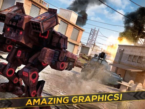 Изображение игры: Steel Robots | 3D War Robot Fighting Game vs Tanks