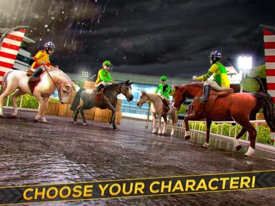 Изображение игры: My Haven Horse Racing . Wild Horses Races Game