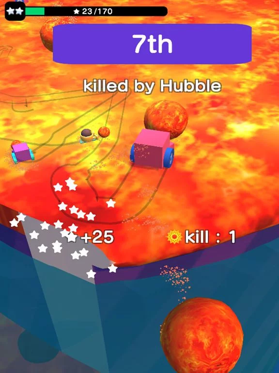 Изображение игры: Lava Ball Wars - Flippy Bump