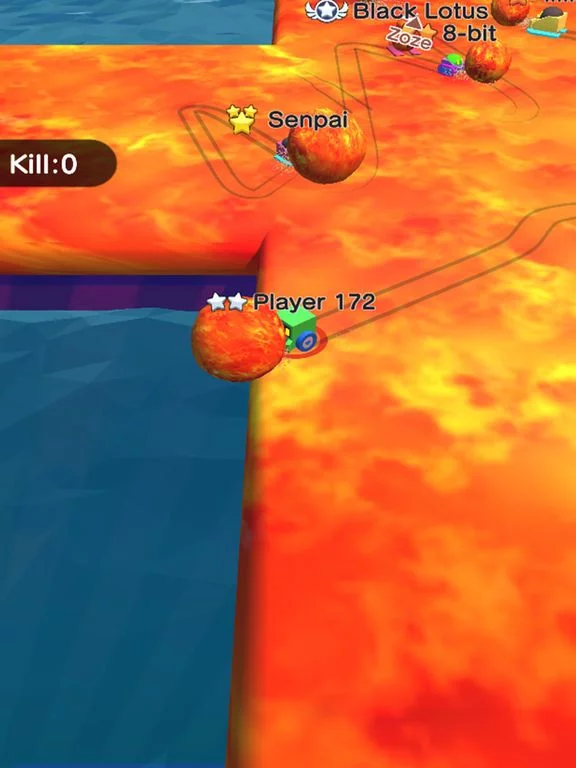 Изображение игры: Lava Ball Wars - Flippy Bump