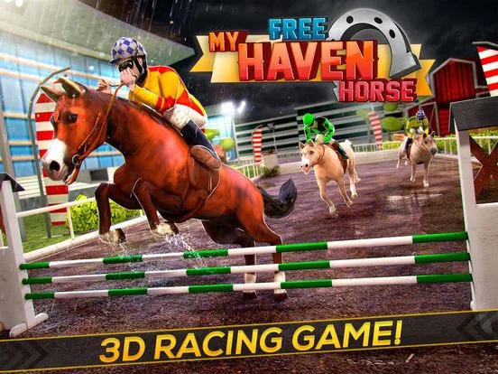Изображение игры: My Haven Horse Racing . Wild Horses Races Game
